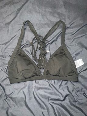 Michael Kors GreenTriangle Bikini Top